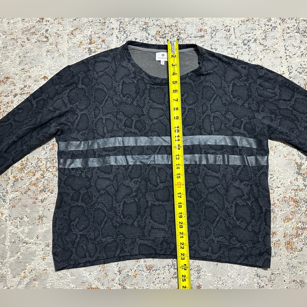 Sundry varsity python pullover sweatshirt size Me… - image 6